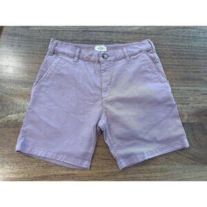 Marine Layer Shorts Mens 33 Elderberry Walk Short Organic Cotton Tencel Chino